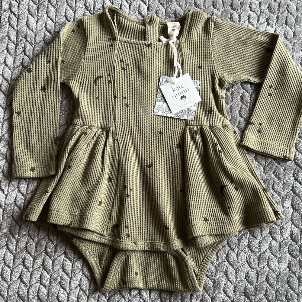 Kate Quinn Organic Cotton Long Sleeve Bubble 18-24 months NWT